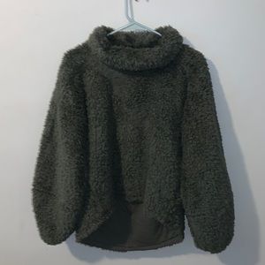 Lululemon Fuzzy Cowl Neck Pullover